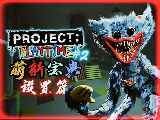顶级首席玩家教学！《Project:playtime》萌新宝典|设置篇丨中文安装