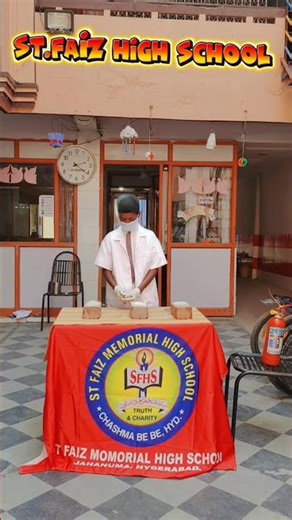 💥 KNO₃‑sugar rocket fuel experiment 💥 #science #stfaizhighschool #explore #shorts #viral #trending