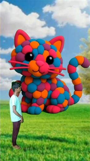 The Creative Cat Mascot Takes Over the Football Field#youtubeshorts #shorts #vfx#usa #usakidscontent