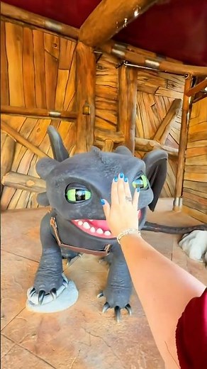 Meeting Toothless from How to Train your Dragon in EPIC UNIVERSE! #hosted
