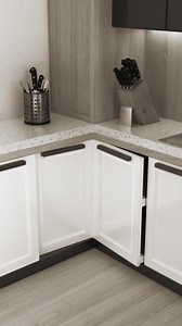 Kitchen corner cabinet design Kitchen cabinet Corner cabinet design #reelsfbシ #fbreelsfypシ゚ #homedecor #kitchendesign #woodworking #kitchencabinets | Unique Decor Ideas