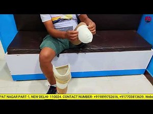 How to Donning and Doffing of Below Knee Prosthetic Leg || Bornlife Artificial Limbs Center