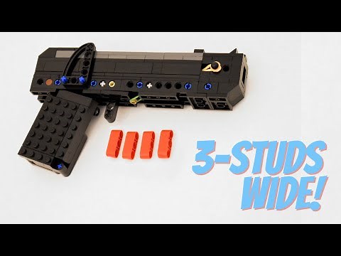 Working LEGO pistol | Small + Powerful