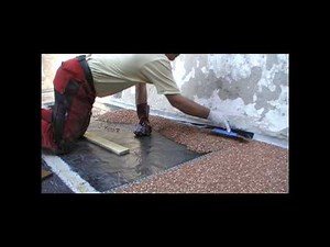 Steinteppich, Steinchenboden, Kieselbeschichtung Verlegeanleitung TrendFloor