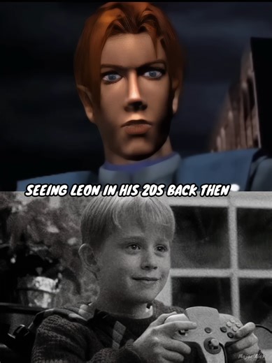 "What Do We Have Here?" - Me Watching Leon S. Kennedy As Kid vs Adult #shorts #re9 #residentevil2