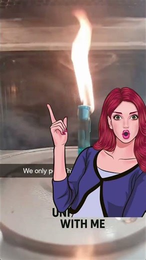 Microwaving a Gas Lighter! ⚠️ Explosive Experiment | #shorts