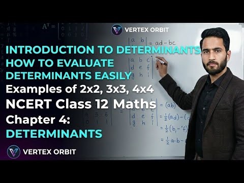 Chapter 4 Determinants | Easy Methods & Examples | Class 12th