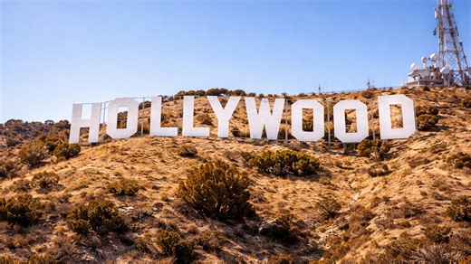 The Hollywood Sign Above the Endless City