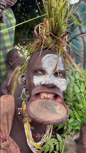 Suri Woman with Lipp Plate #omovalley #ethiopia #omovalleytribes #surma