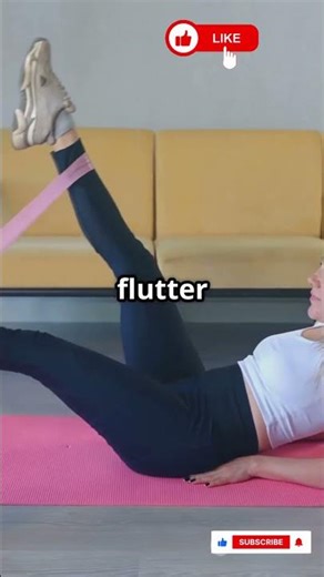 “45-Second Flutter Kicks 🔥 Sculpt Your Lower Abs Fast!”