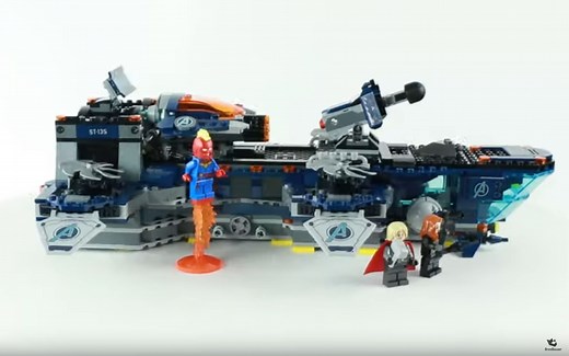 乐高76153：复仇者联盟天空母舰 速拼