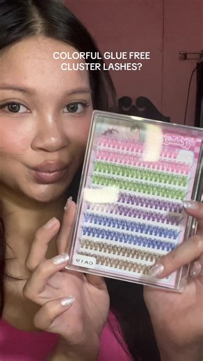 Creative Colorful Glue-Free Lashes for Makeup & Cosplay