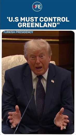 #watch: Trump Renews Greenland Push, Says US Should Control Territory Instead of Denmark