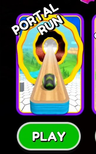 🚪 PORTAL RUN MODE 😱 | Going Balls Short | Super Fast Ball Challenge 🌈 #ballgameshub