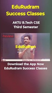 AKTU B.Tech CSE Course Launch 2025-26 | AKTU B.Tech Session 2025-26 | EduRudram Success Classes