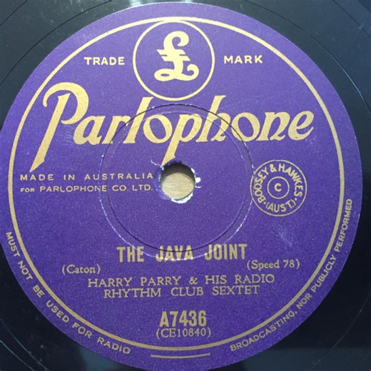 Harry Parry & His Radio Rhythm Club Sextet - Basin Street Ball / The Java Joint