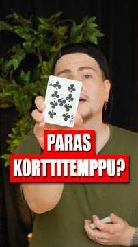Tää taikatemppu on iha crazy!
