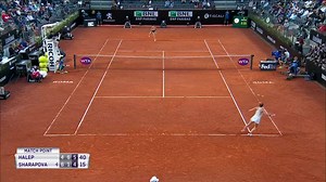 332K views · 10K reactions | Déjà vu! Simona Halep sets up a rematch of last year's Internazionali BNL d'Italia final vs. Svitolina with a 4-6, 6-1, 6-4 win over Sharapova! | WTA | Facebook