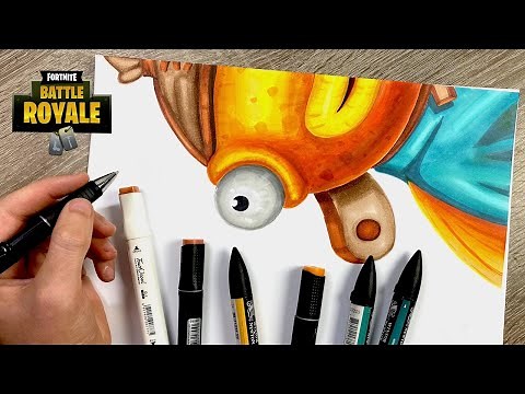 JE DESSINE LE SKIN POISCAILLE DE FORTNITE