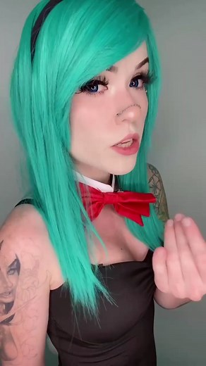 🐰🖤 #holofox #bunnybulma #dragonball #dbz