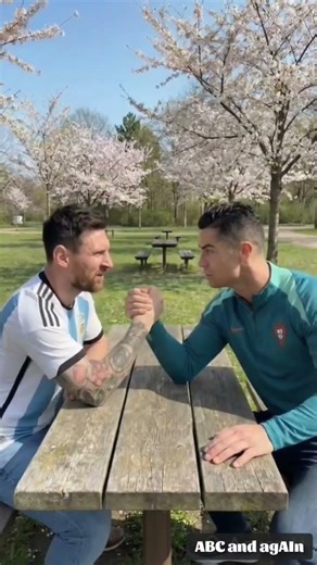 Ronaldo vs Messi: Armwrestling Gone Wrong
