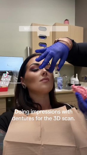 What to expect with a 3D digital scan (Dentures in the making) using old Dentures to scan for impressions #denturesinthemaking #dentures #3d #3dscan #digitalworld #artwork #teeth #art #denturegang #to0thlessqueen #watchandlearn #whattoexpect #youcandoit #3ddentures #beautiful #toothless #queen #aspendental