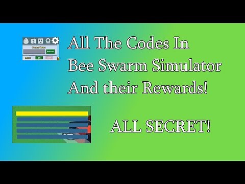 All the codes in BSS - Bee Swarm Simulator [ROBLOX]