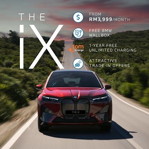 Capable of up to 425 km on a single charge, the BMW iX can handle everything from grocery runs to a trip up north. Celebrate 2 decades of progress and performance with BMW Malaysia. To mark their 20th Anniversary, drive home the 100% electric BMW iX with these electrifying offers: 👍 From RM3,999/month with BMW Easy Drive financing 👍 Free BMW Wallbox and installation 👍 1-year free unlimited charging with BMW JomCharge 👍 Attractive trade-in offers Head on to bit.ly/BMW20 for more info. #BMWMal