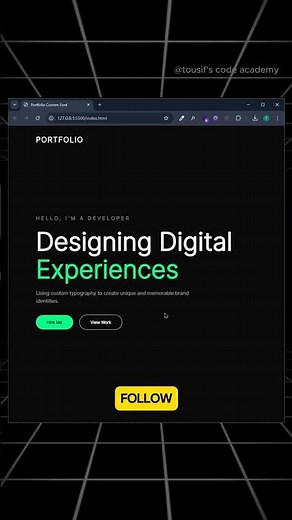 How to Use Custom Fonts in CSS #coding #webdevelopment