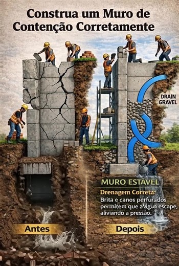 Proper Construction of a Retaining Wall Building a retaining wall correctly is essential for safety, durability, and long-term performance. One of the most common causes of retaining wall failure is hydrostatic pressure, which occurs when water builds up behind the wall and pushes against it. In a poorly constructed wall without drainage, water becomes trapped in the soil. As pressure increases, the wall can crack, tilt, or completely collapse. This creates serious safety risks and costly repair