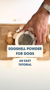 19K views · 285 reactions | Eggshell powder is such a great calcium source for dogs and is super easy to make. As a general rule of thumb, I'd recommend adding 1/2 tbsp to 1kg (2.2lbs) of homemade food but this can vary based on how much calcium is already in their diet. Let me know if you make it! #dogsofinstagram #dogfood #doghealth #DogNutrition #DogLifeHacks | The Dog Nutritionist | Facebook