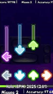 Basically FNF (Remix) - Hello (BPM) 2025 (Rewind Part, 7 Misses ) #fnf #roblox #robloxfnf