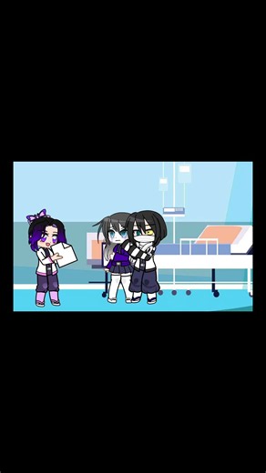 por eso Tsuro no quiere ir al médico😳 #tsuro #demonslayer # #anime #shinobukocho #obanaiiguro #gacha