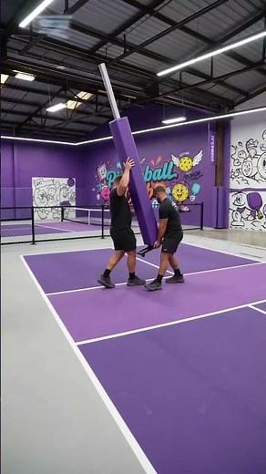Full pickleball court installation, Custom design & fast build.
