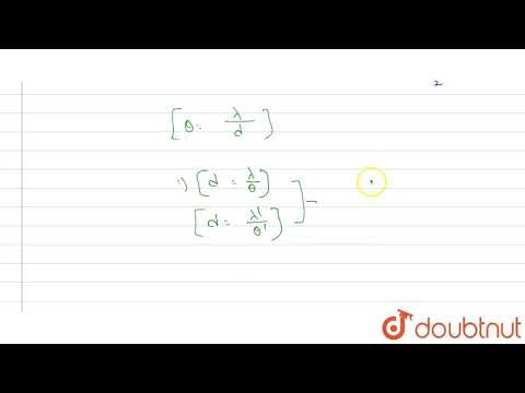 In a double-slit experiment the angular width of a fringe is found to be 0.2^(0) on a screen pla...