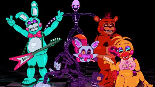 Inspired by Kapis fnaf 1 version! #fnaf #fivenightsatfreddys #fnaf2 #animation #fyp