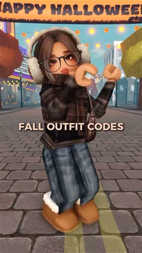 Fall outfit codes #shorts #roblox #bloxburg