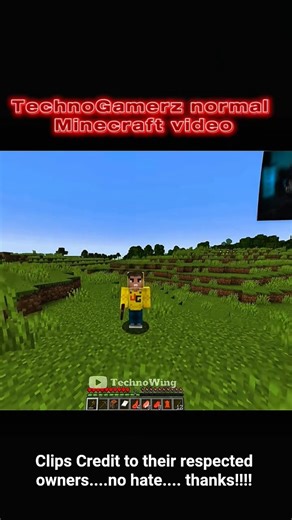 Minecraft TechnoGamerz 🤯#shorts #minecraft #minecraftshorts #fyp