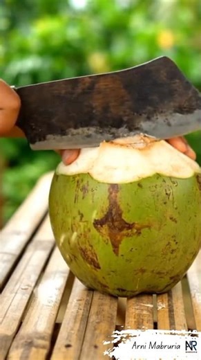 Deeply Satisfying ASMR: Cracking Open a Fresh Coconut 🌴🥥 The Sound You Didn’t Know You Needed