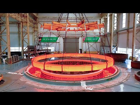 13,500-Ton Press in Action: Forging Giant Steel Rings