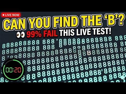 🔴 Can YOU Find the Hidden Mistake? 👀 | 99% Fail This Live IQ Test Puzzle!