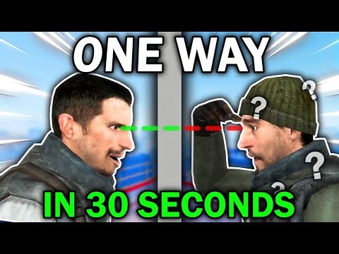 ONE WAY WALLS In The Source Engine In 30 SECONDS