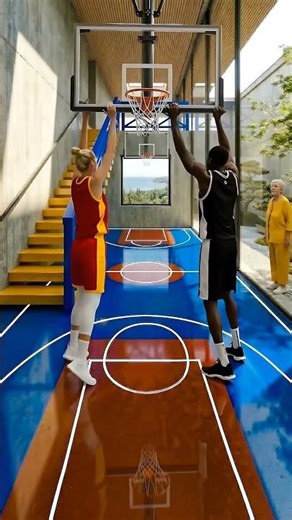 Building an EPIC Indoor Basketball Court! 🏀🔥