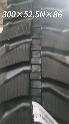 300 X 52.5N X 86 mini excavator tracks #rubbertracks