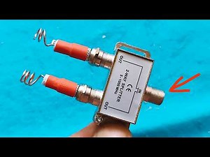 Splitter unlocks digital channels from all over the world for free in HD | Antenna signal amplifier