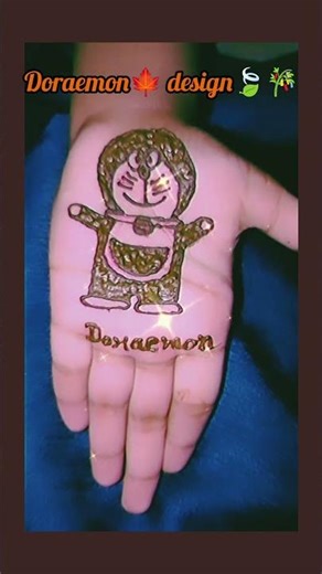 🫥#Doraemon#Mehandi#design# for#kids🫥🫥🫥