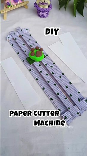 Paper Cutter Machine from Sticks 😱#diytools #schoolsupplies