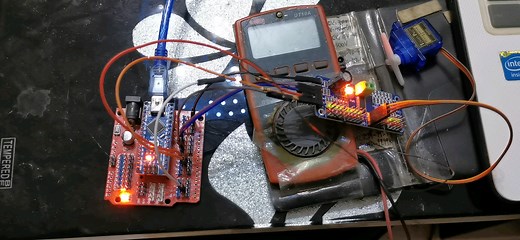 Arduino开发板和PCA9685（16路舵机控制板）IIC寻址通讯