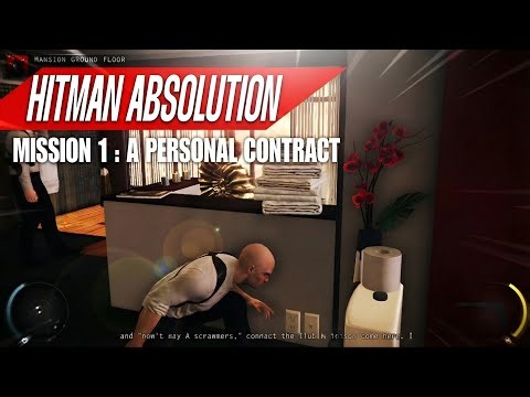 Hitman Absolution First Mission | Stealth Gameplay 