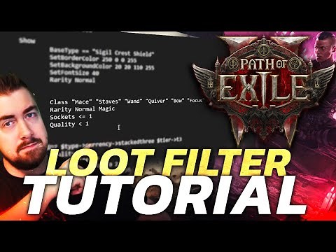 How To CUSTOMIZE your LOOT FILTER in Path of Exile 2